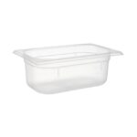 Kunststof GN container 1/4GN, 100mm diep (PP)