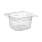 Kunststof GN container 1/6GN, 100mm diep (PP)