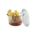 Weckglazenset met deksel, 3-delig, inhoud 0,37 liter