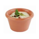 Dipschaaltje "Casual", Ø6cm, terracotta