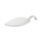 Amuselepel "Leaf", wit