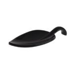 Amuselepel "Leaf", zwart