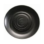 Bord "Zen", zwart, Ø28 cm