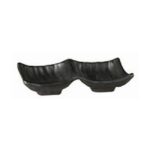 Schaal "Zen", dubbel, zwart