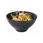 Schaaltje "Aiko", Ø11,5 x H6 cm, zwart