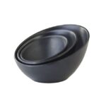 Schaaltje "Zen", Ø10 x H7 cm, zwart