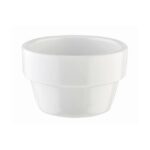 Schaaltje "Flower Pot", Ø6xH3,5 cm, wit