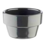 Schaaltje "Flower Pot", Ø6xH3,5 cm, antraciet