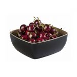 GN Schaal "Frida", 1/6GN, zwart en hout-look