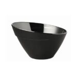 Schaal "Balance", Ø21 x H13 cm, zwart