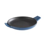 Serveerpannetje Cast Iron blauw rond 13 cm
