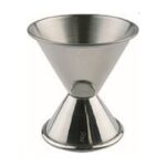 Cocktail dubbelmaat, Ø4xH8,5 cm, 0,025/0,05L