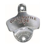 Flesopener voor wandmontage, 7x8 cm