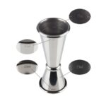 Borrelmaatje, Ø4xH11 cm, RVS