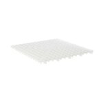 Afdruip barmat, transparant, 33x33 cm