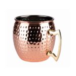 Beker "Moscow Mule", Ø9xH9,5 cm, gehamerd, koper