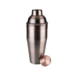 RVS Cocktailshaker "Classic", Ø9xH23 cm, mat koperkleur