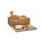 Houten box "Broodstation", 34x26x12,5cm